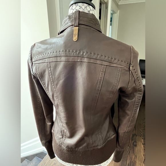 Vintage Mackage Leather Jacket size XS (dark brown) - Picture 6 of 10